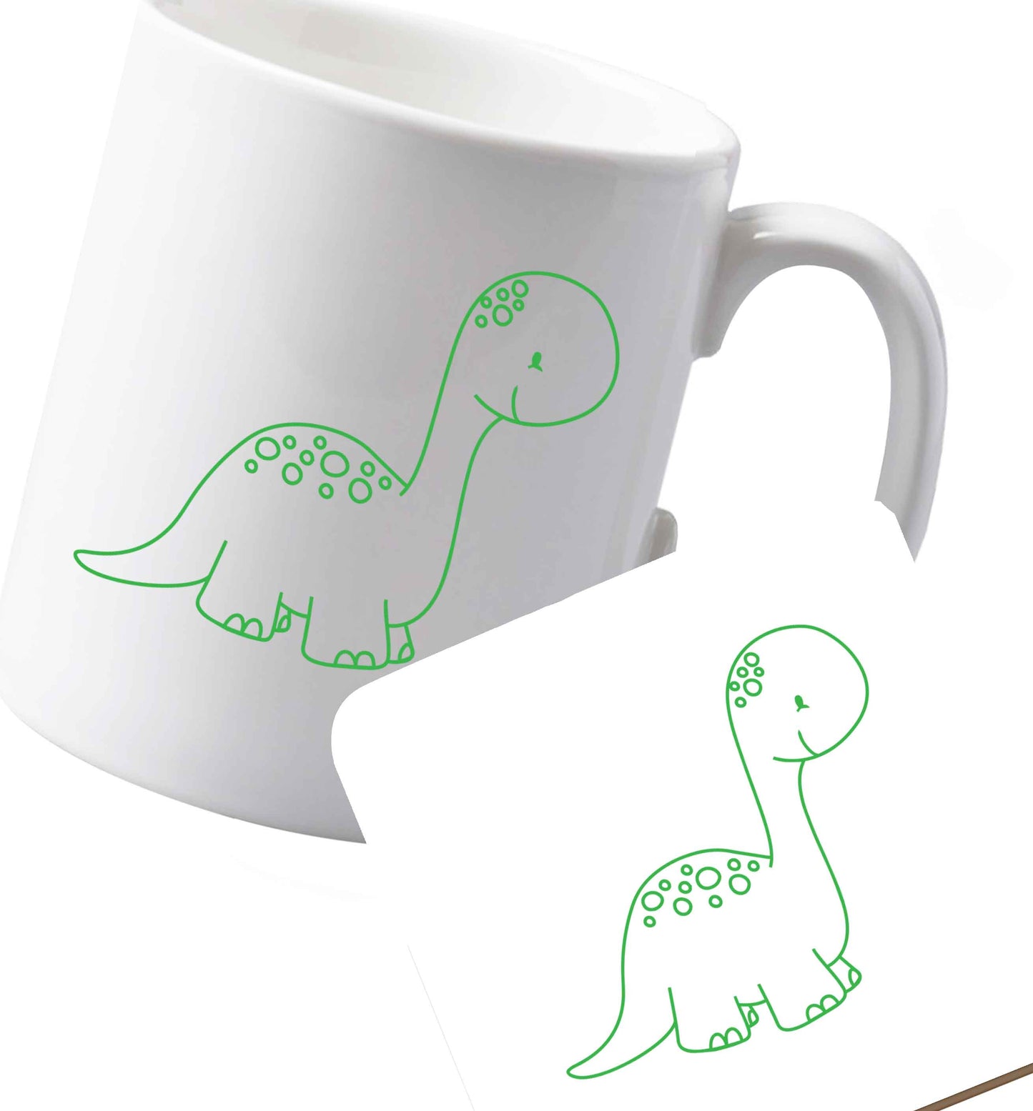 10 oz Ceramic mug and coaster Favourite Type Pan Pancake both sides
