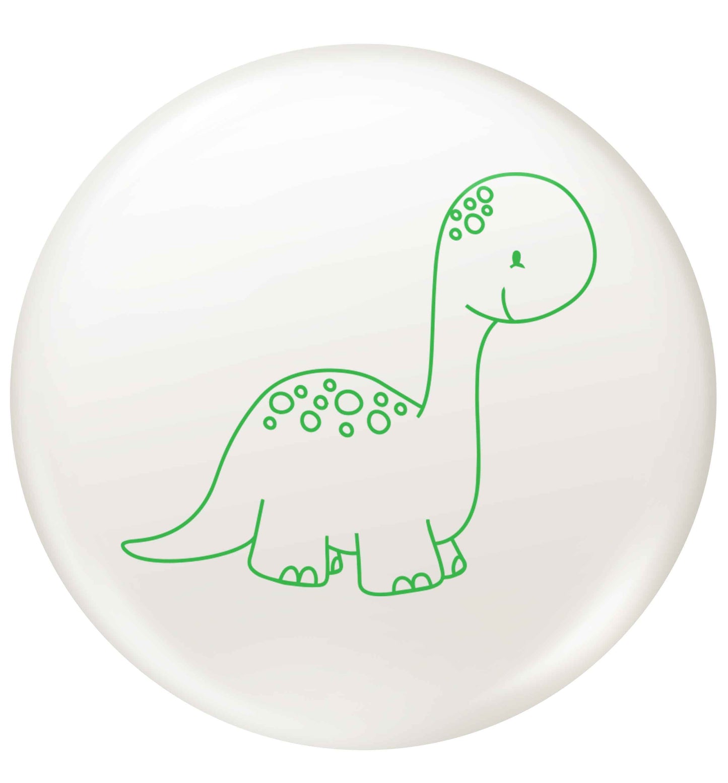Dinosaur illustration small 25mm Pin badge