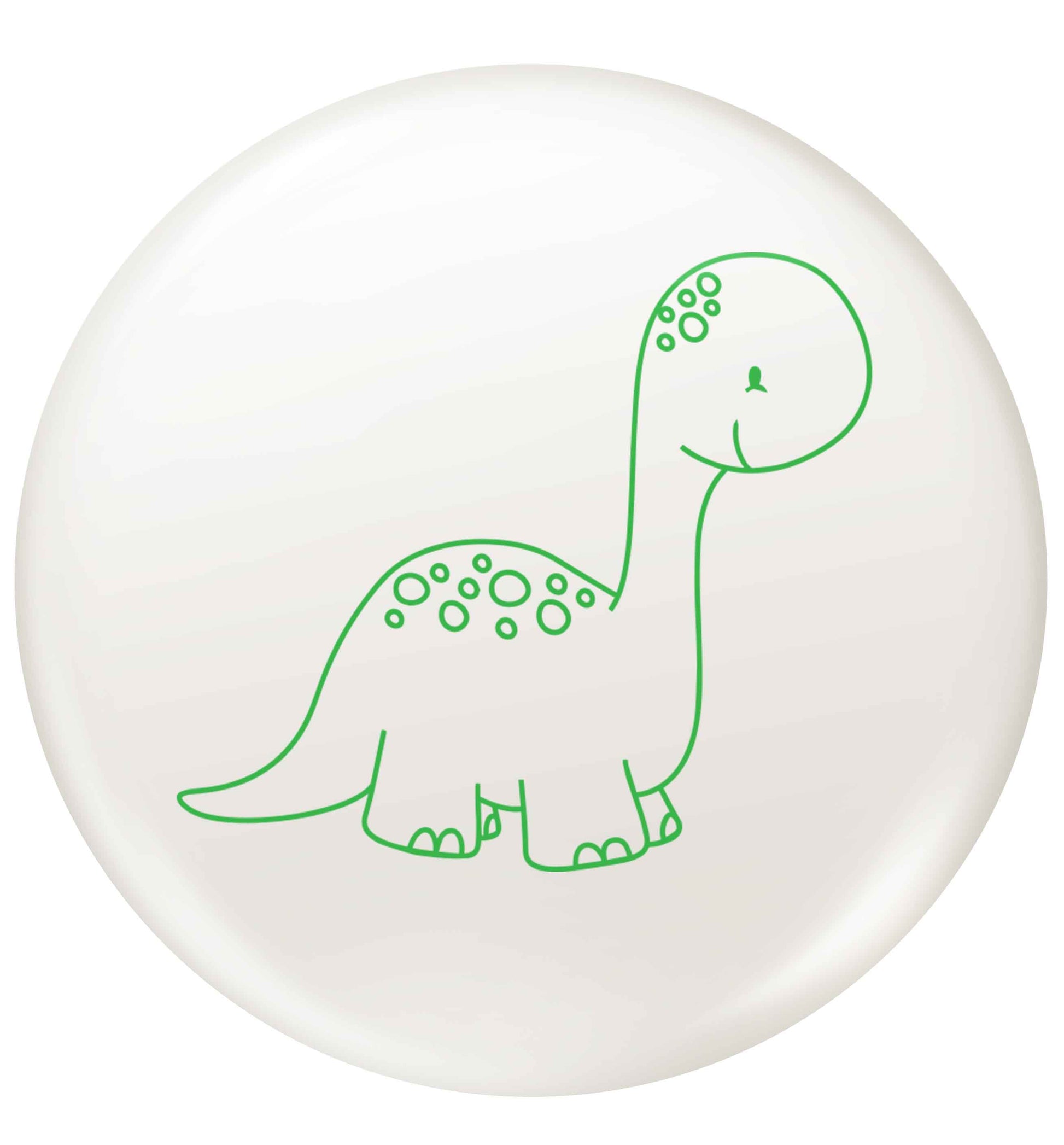 Dinosaur illustration small 25mm Pin badge
