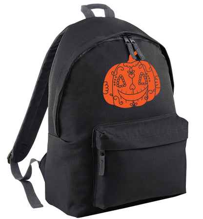 Pumpkin sugar skull | Children's backpack