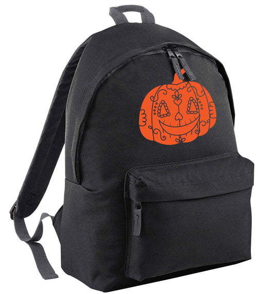 Pumpkin sugar skull | Children's backpack