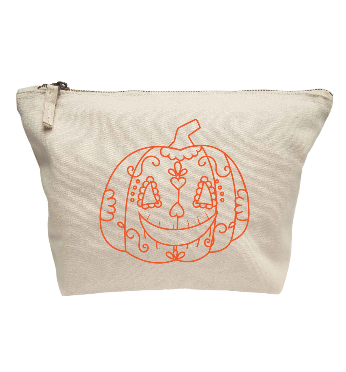 Pumpkin sugar skull | Makeup / wash bag