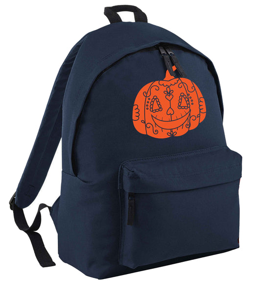 Pumpkin sugar skull | Children's backpack