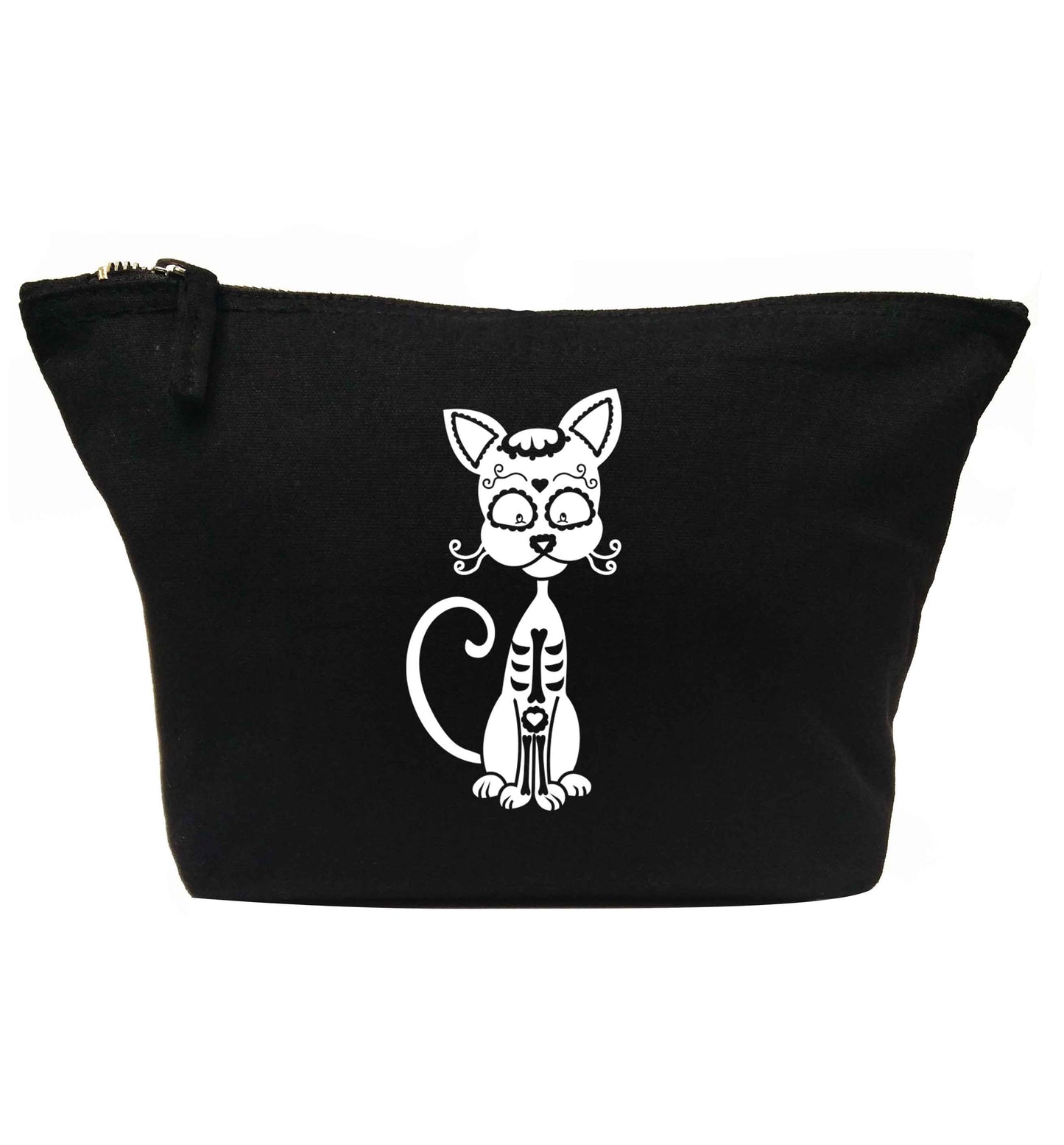 Cat sugar skull | Makeup / wash bag