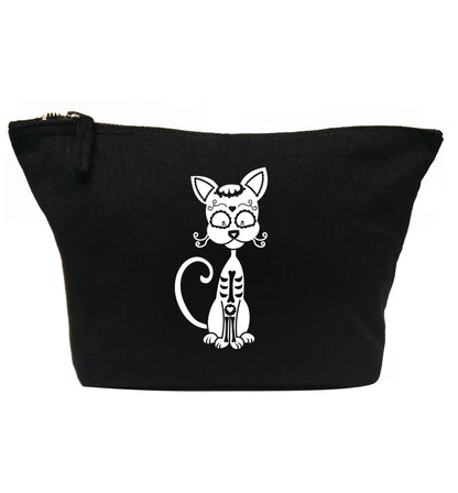 Cat sugar skull | Makeup / wash bag