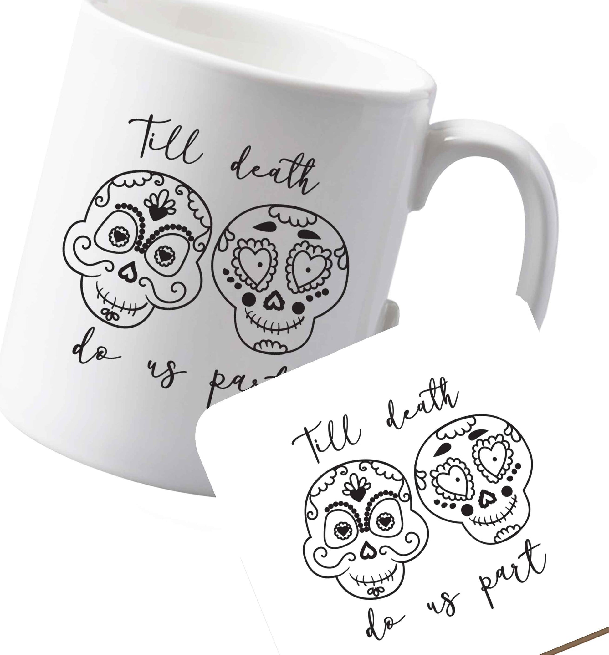 10 oz Ceramic mug and coaster Favourite Type Pan Pancake both sides