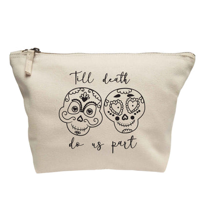 Till death do us part sugar skulls | Makeup / wash bag