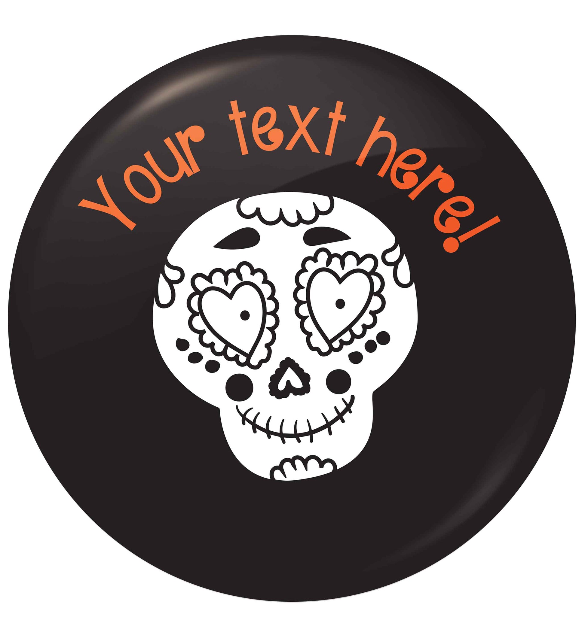 Female sugar skull - your text here | Magnet