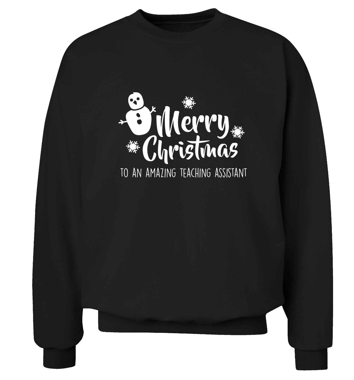 Merry christmas to my teacher adult's unisex black sweater 2XL