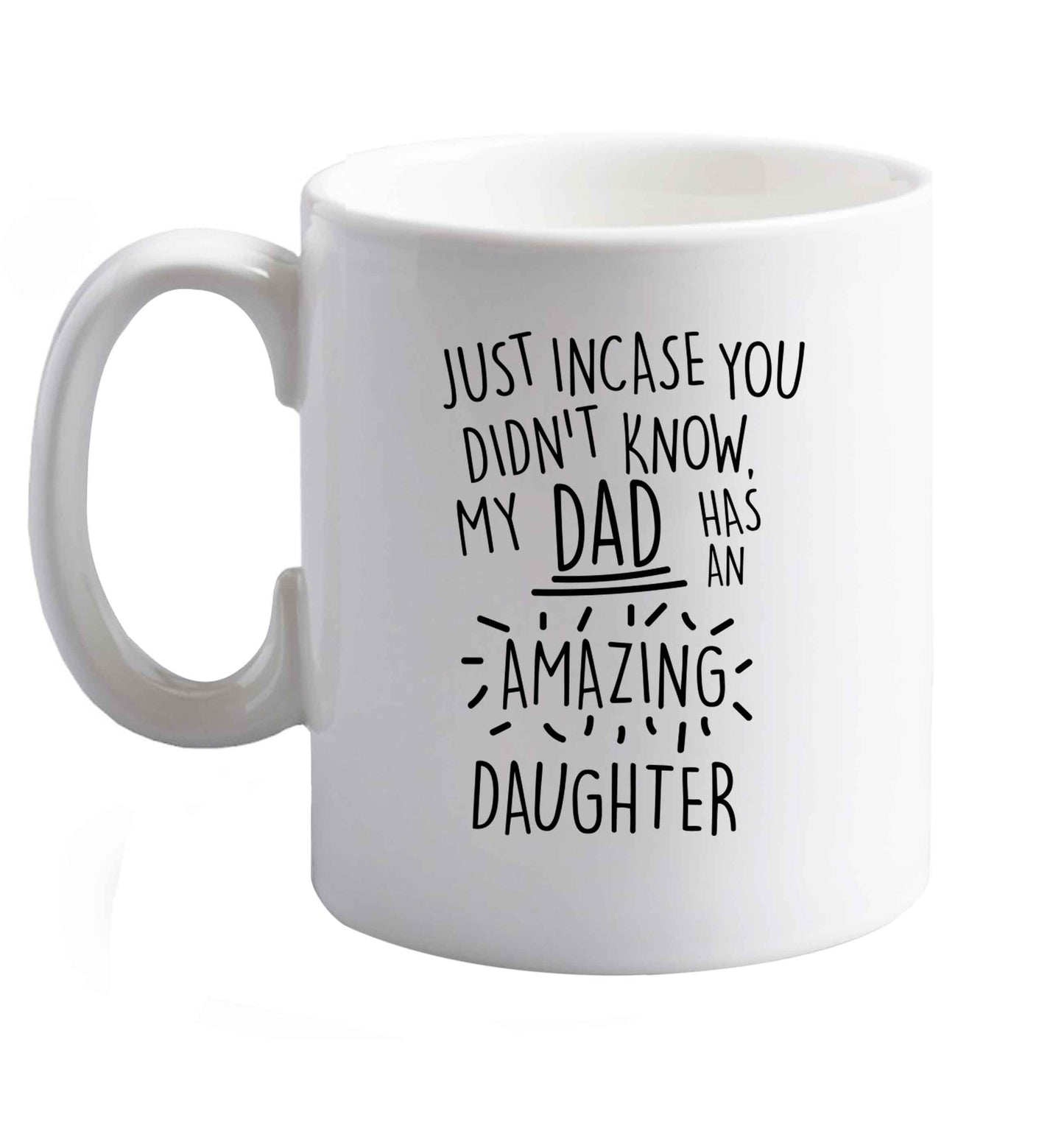 10 oz Favourite Type Pan Pancake ceramic mug right handed