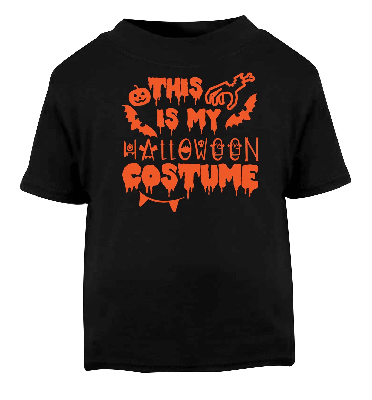This is my halloween costume Black baby toddler Tshirt 2 years