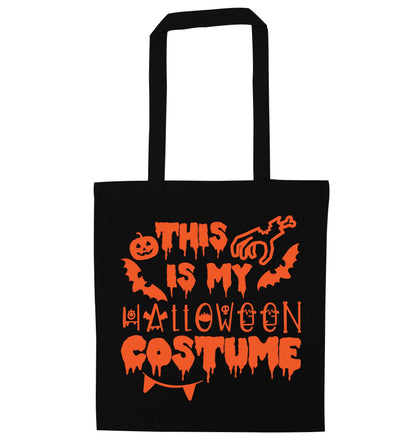 This is my halloween costume black tote bag