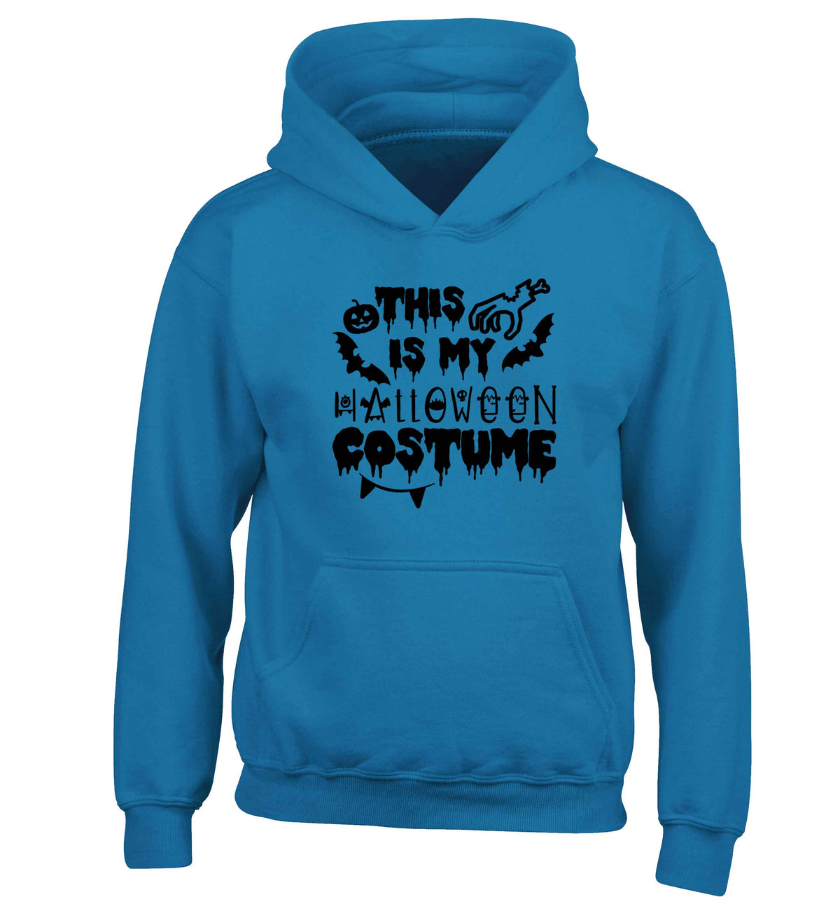 This is my halloween costume children's blue hoodie 12-13 Years