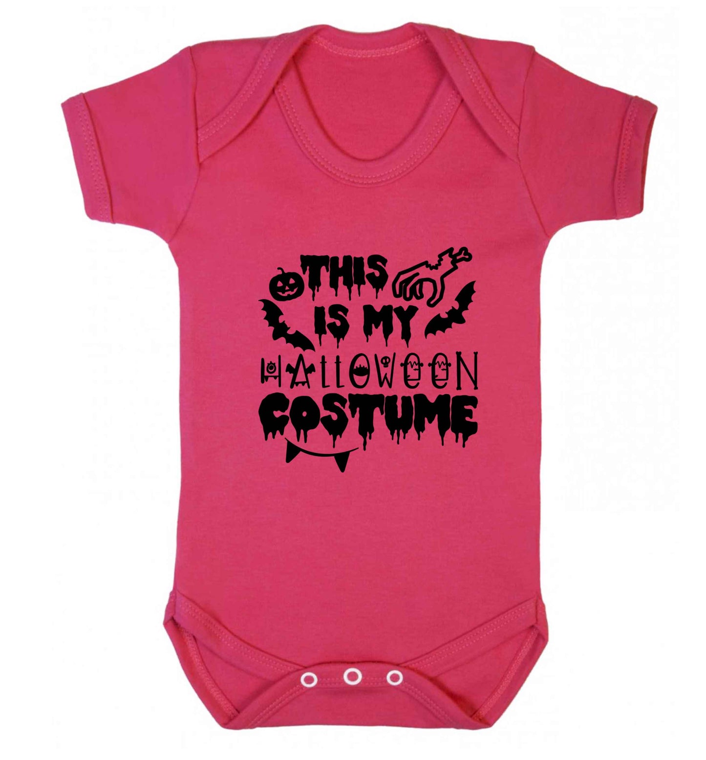 This is my halloween costume baby vest dark pink 18-24 months