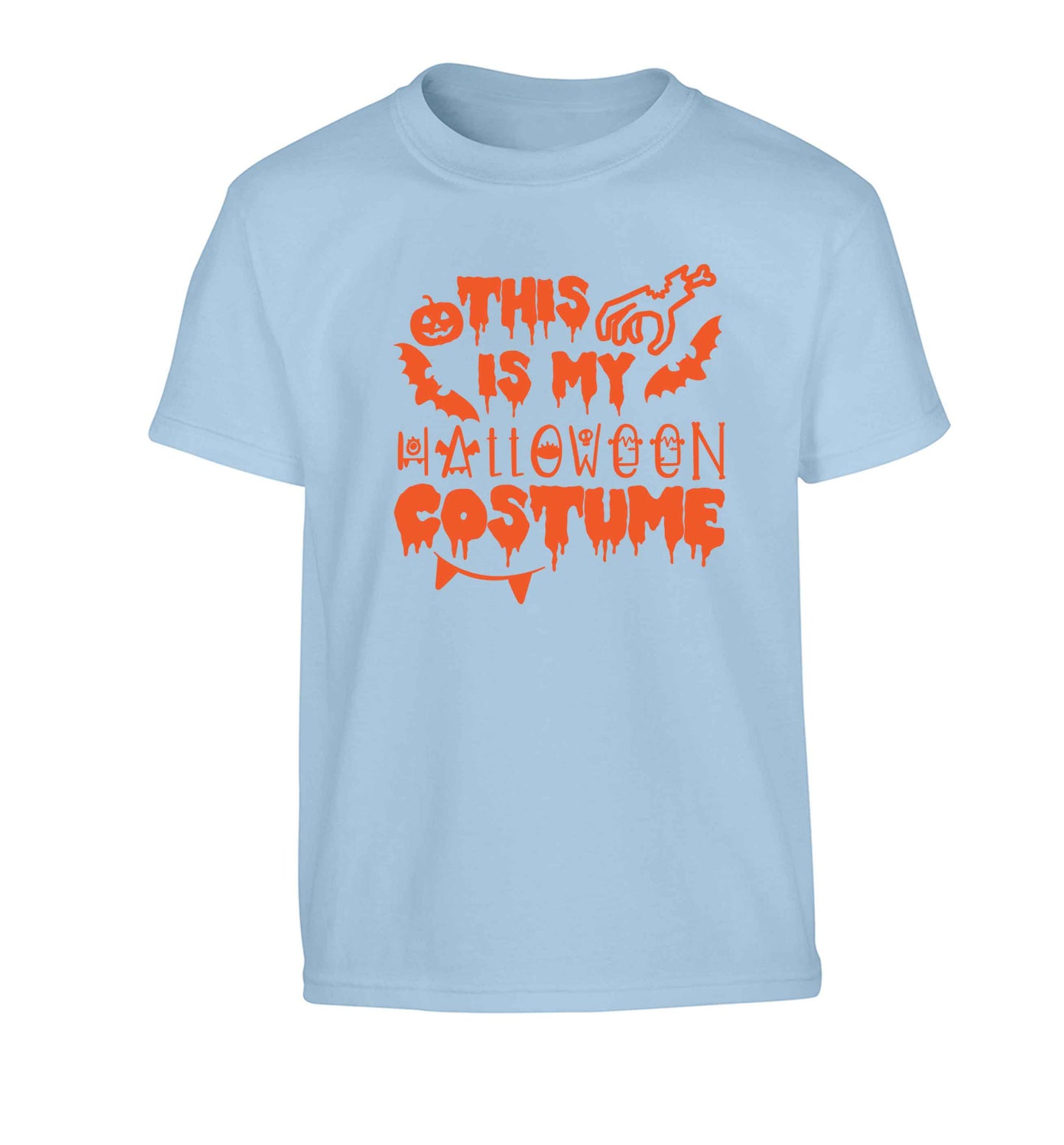 This is my halloween costume Children's light blue Tshirt 12-13 Years
