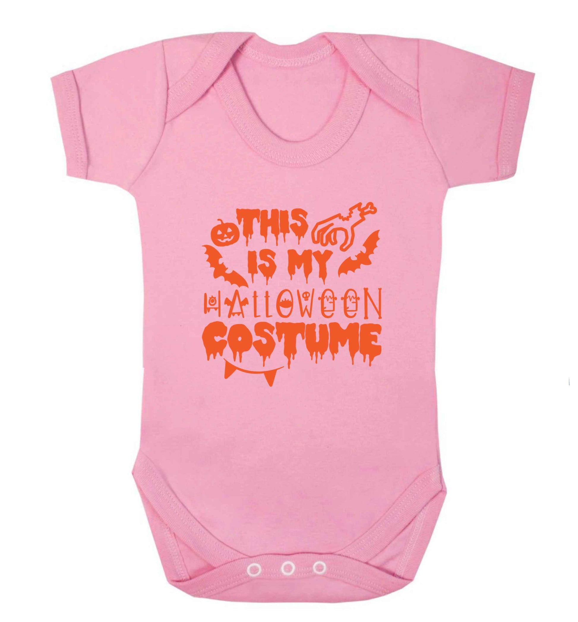 This is my halloween costume baby vest pale pink 18-24 months