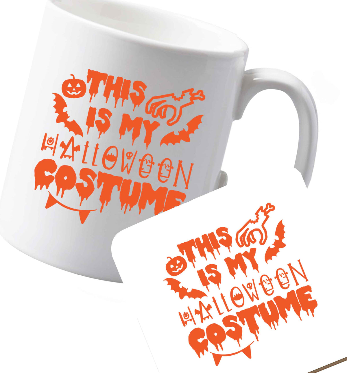 10 oz Ceramic mug and coaster Favourite Type Pan Pancake both sides