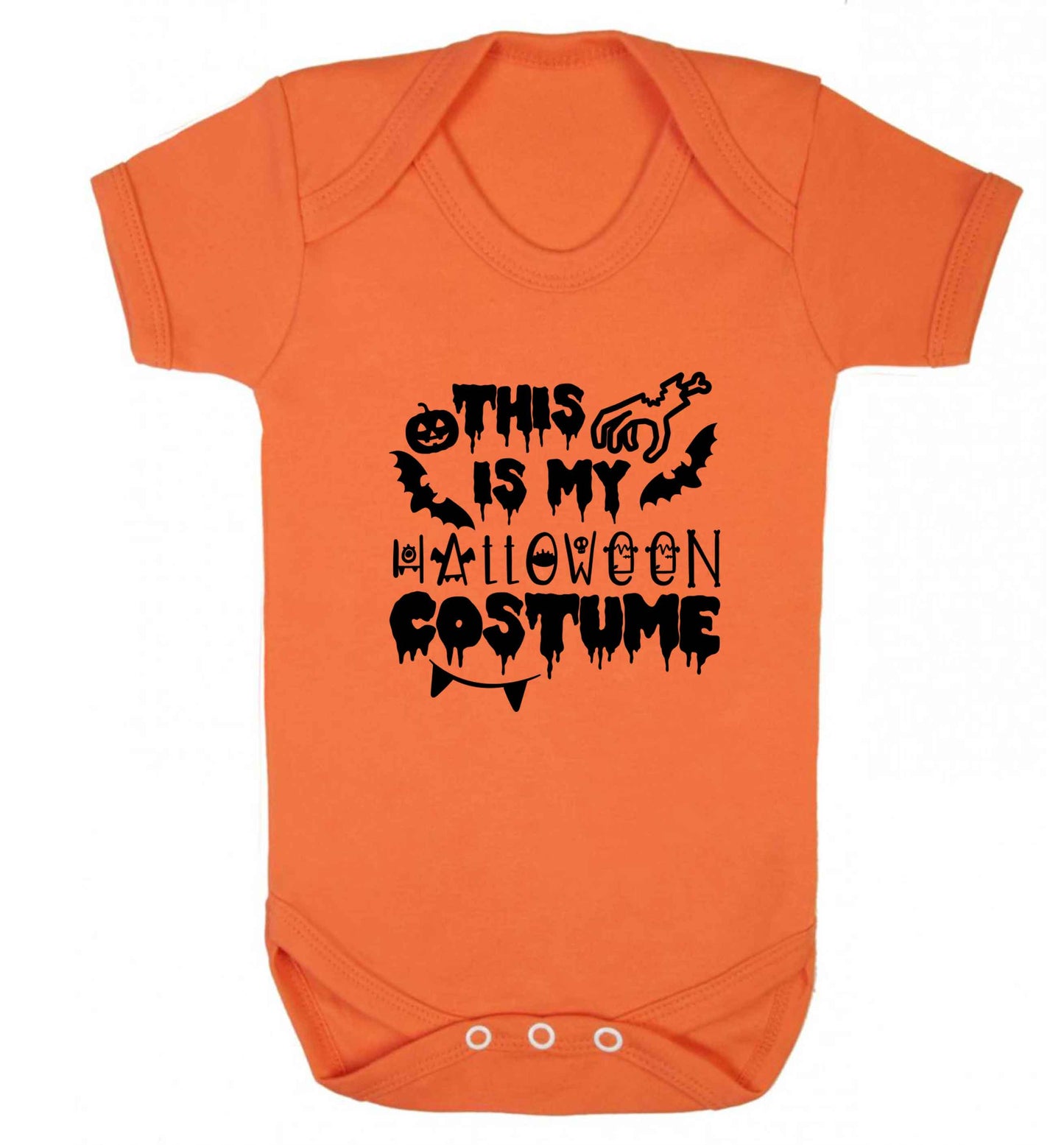 This is my halloween costume baby vest orange 18-24 months