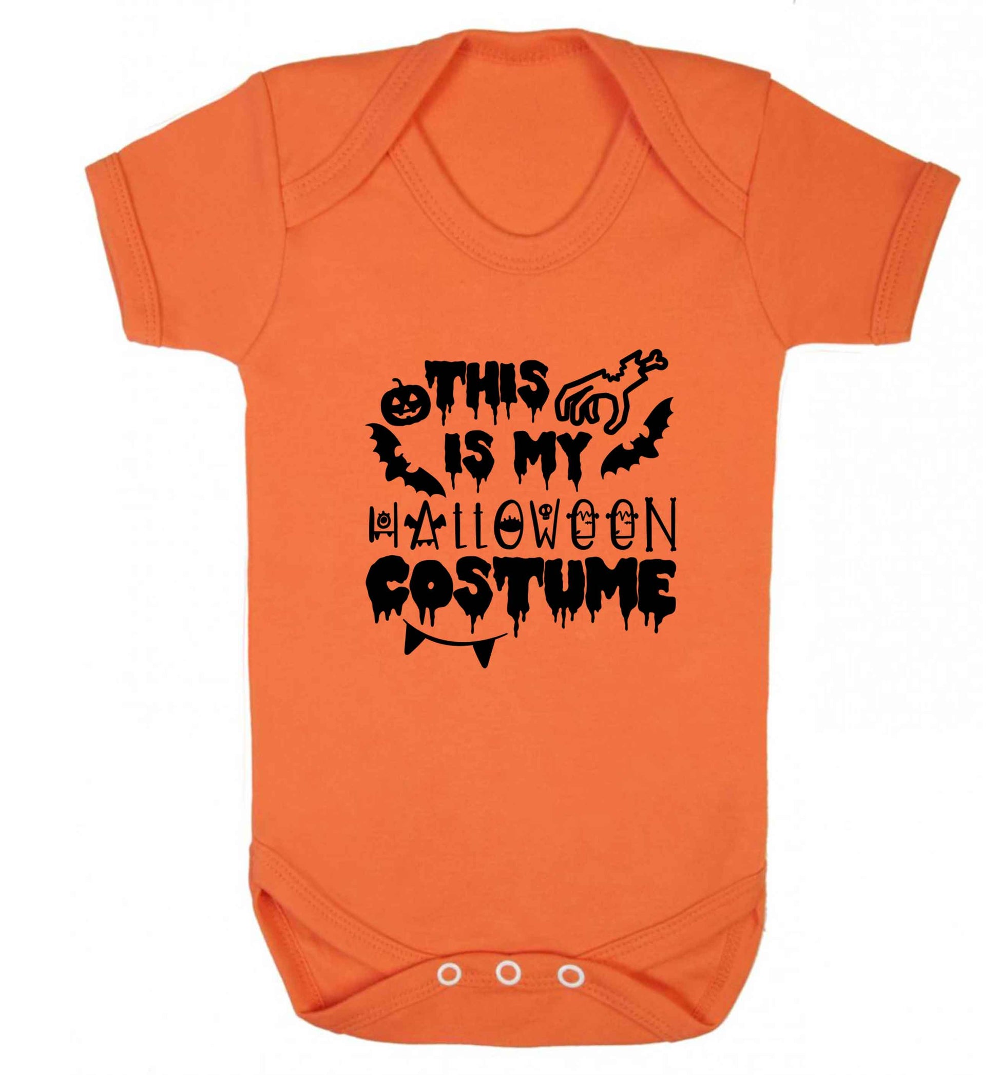 This is my halloween costume baby vest orange 18-24 months