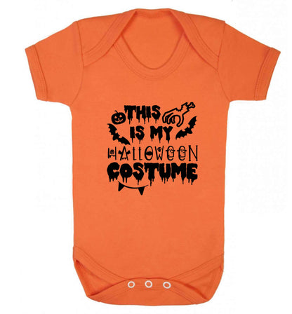 This is my halloween costume baby vest orange 18-24 months