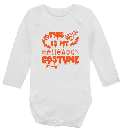 This is my halloween costume baby vest long sleeved white 6-12 months