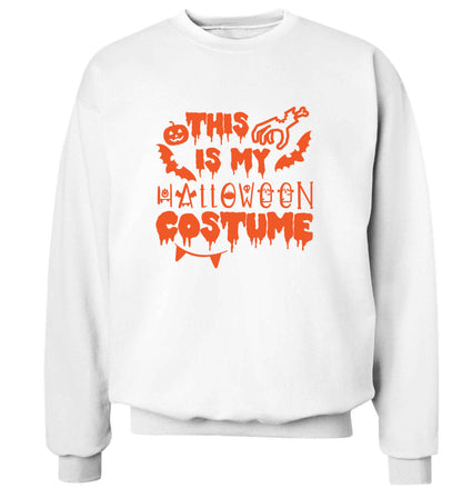 This is my halloween costume adult's unisex white sweater 2XL