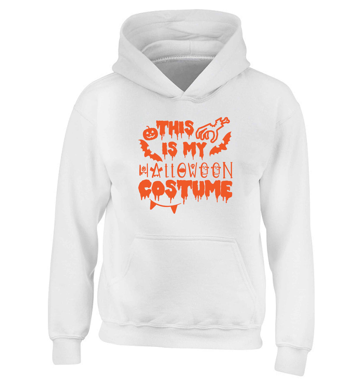 This is my halloween costume children's white hoodie 12-13 Years