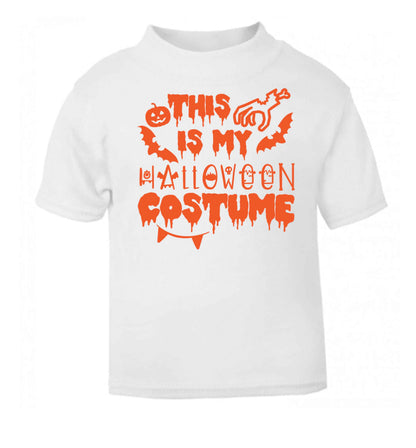 This is my halloween costume white baby toddler Tshirt 2 Years