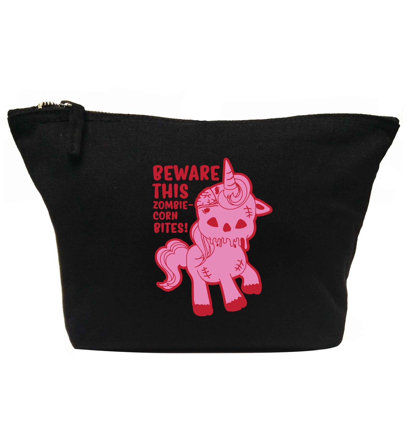 Beware this zombiecorn bites | Makeup / wash bag