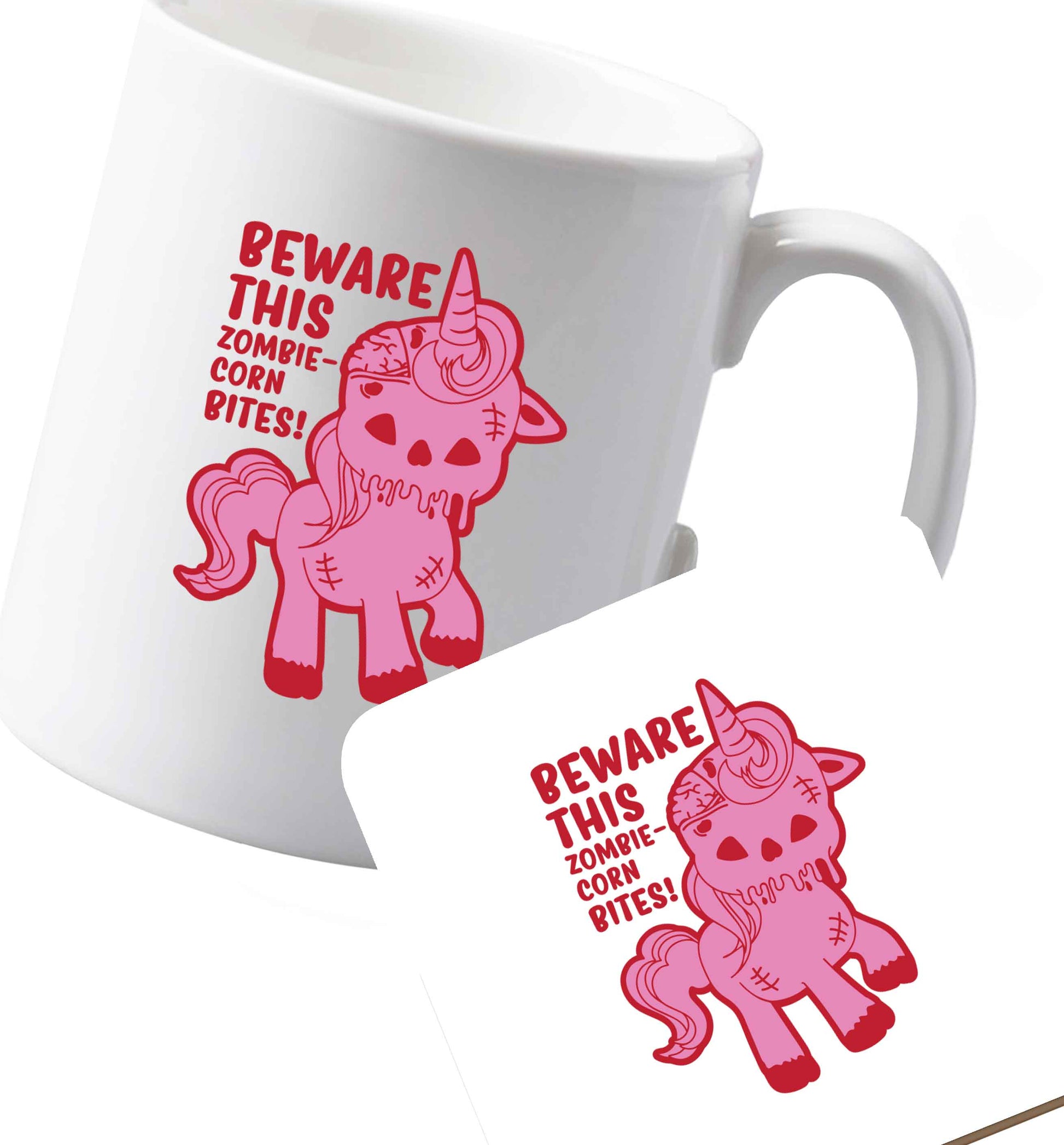 10 oz Ceramic mug and coaster Favourite Type Pan Pancake both sides