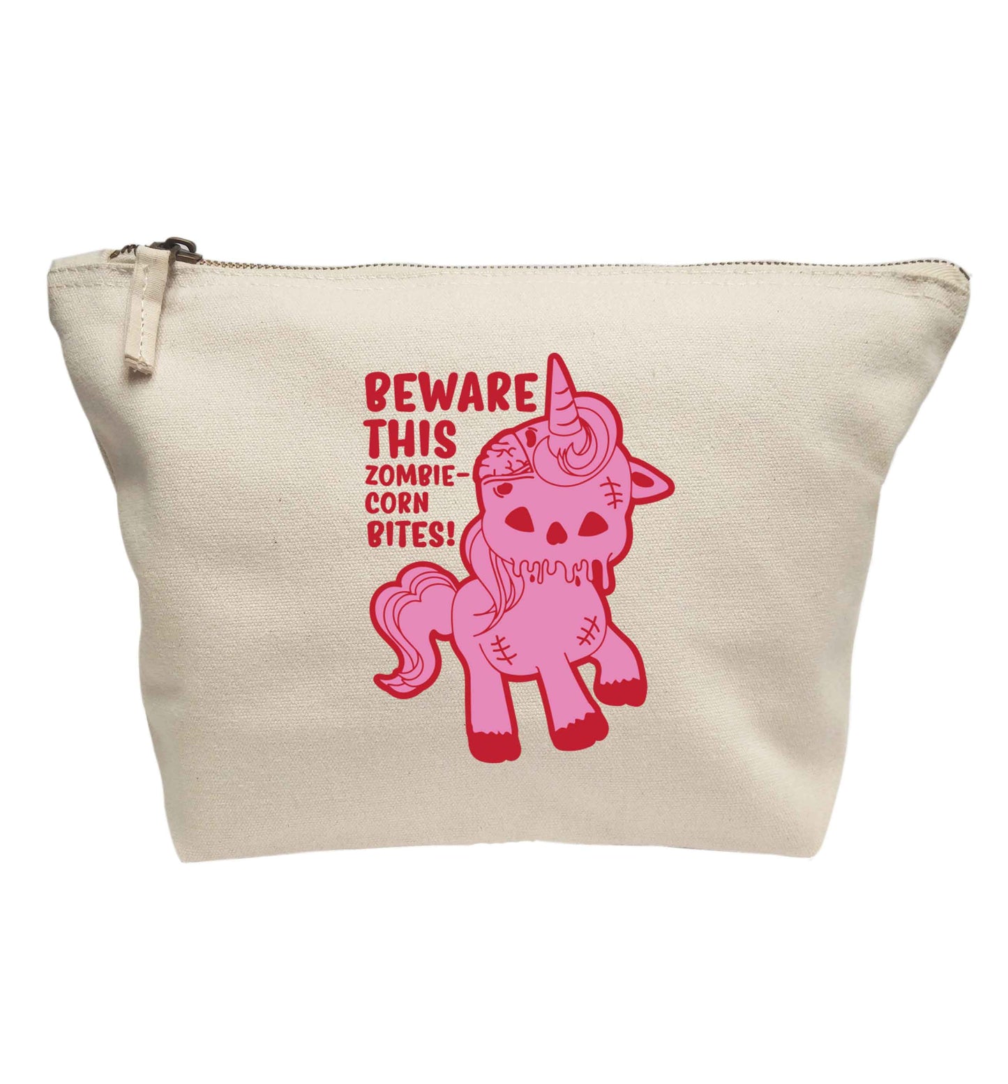 Beware this zombiecorn bites | Makeup / wash bag
