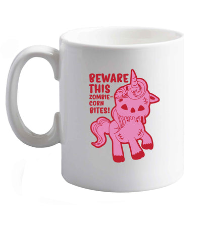 10 oz Favourite Type Pan Pancake ceramic mug right handed
