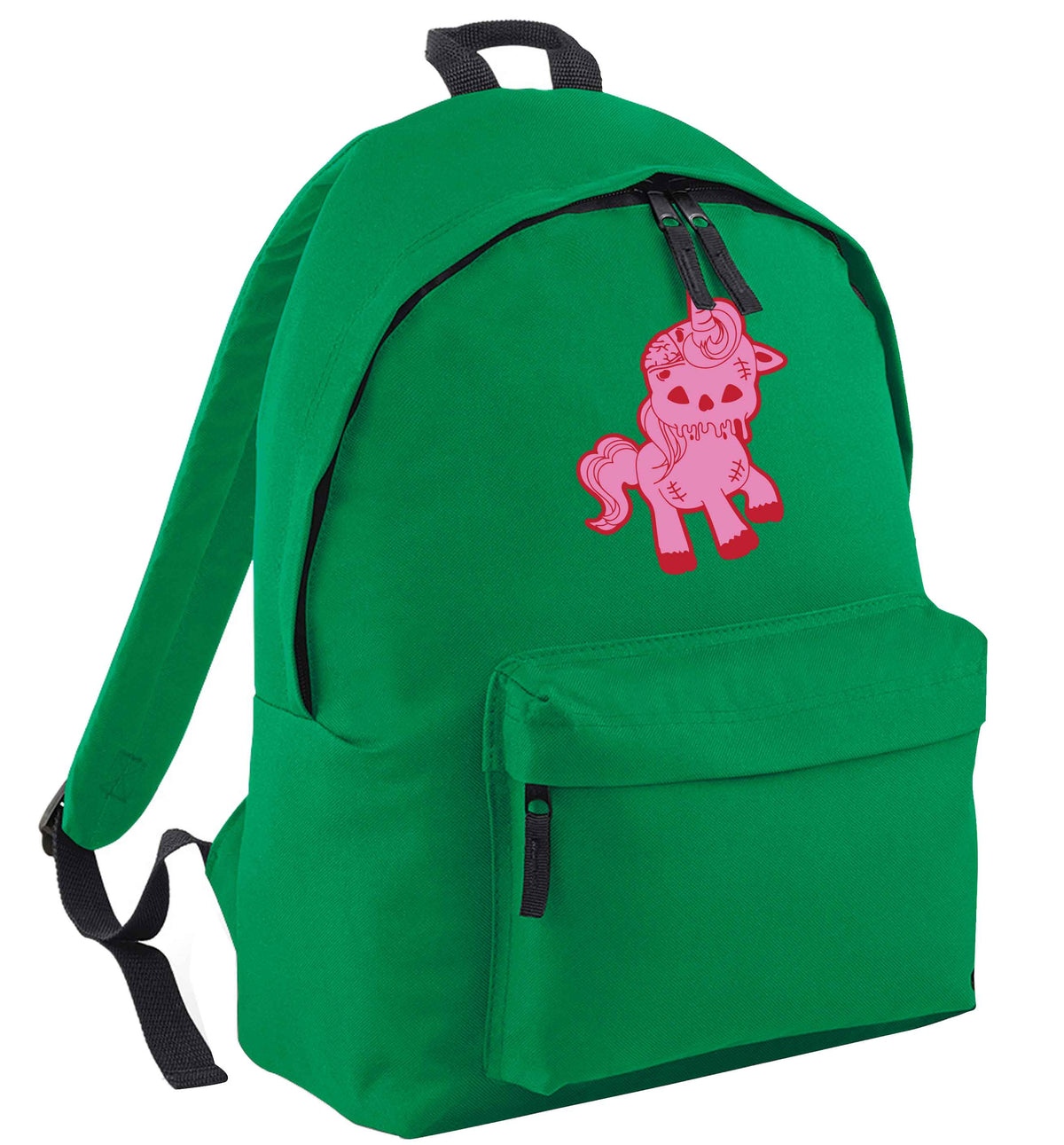 Zombie unicorn zombiecorn green adults backpack