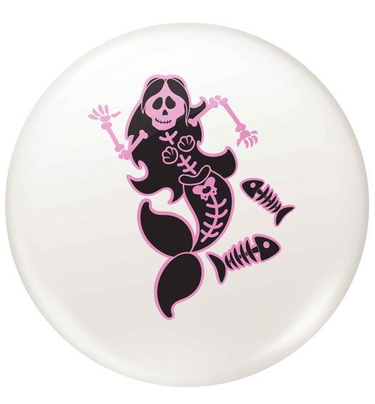 Skeleton mermaid small 25mm Pin badge