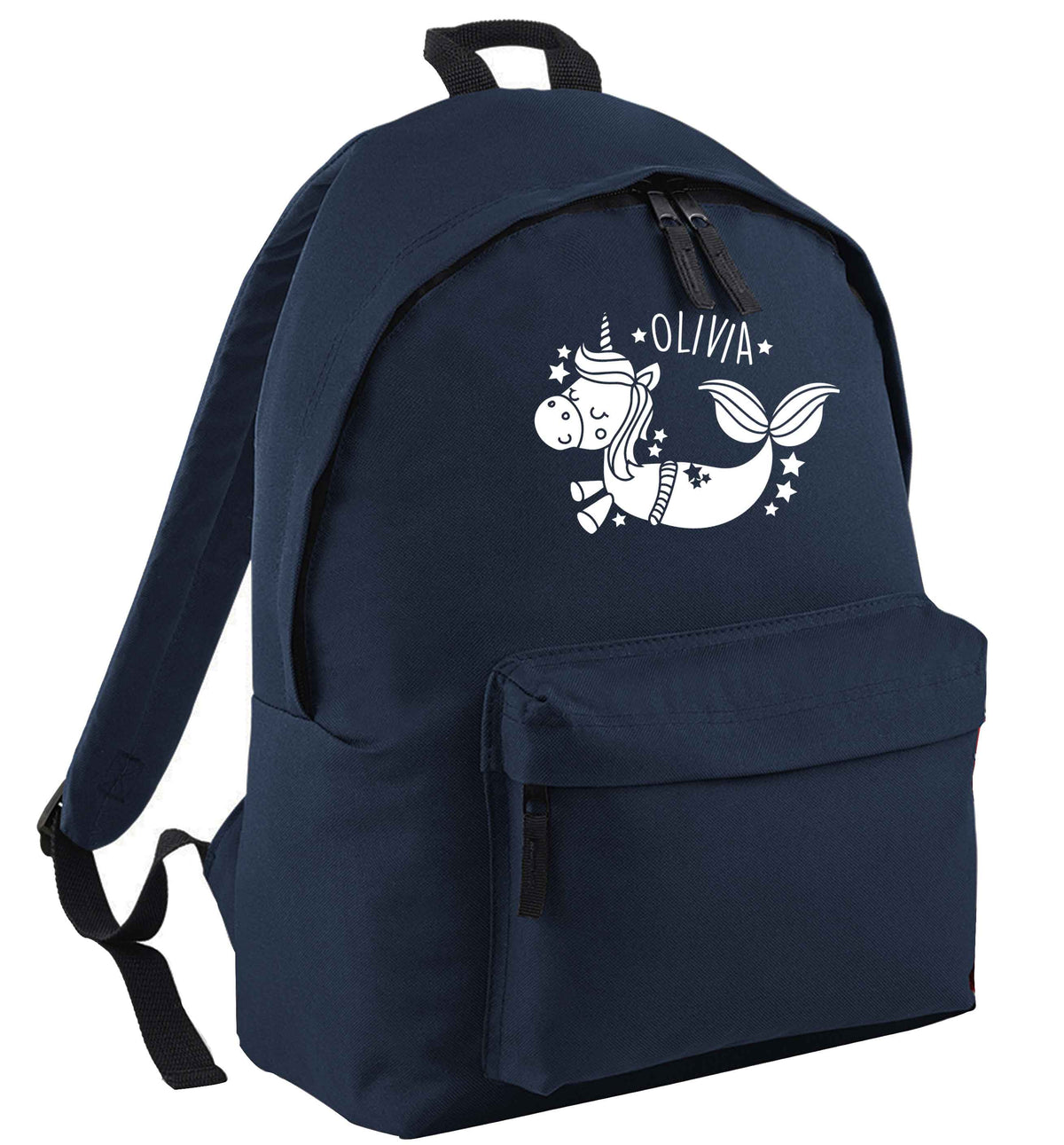 Unicorn mermaid - any name | Children's backpack