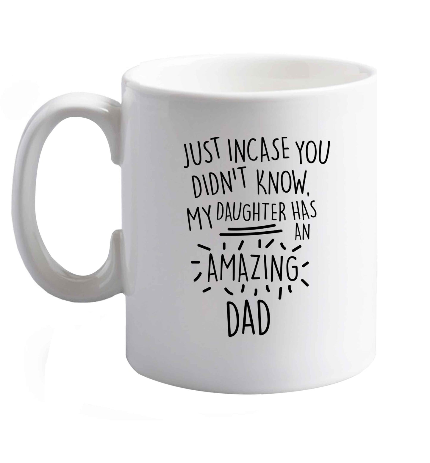10 oz Favourite Type Pan Pancake ceramic mug right handed