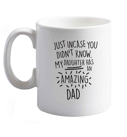 10 oz Favourite Type Pan Pancake ceramic mug right handed