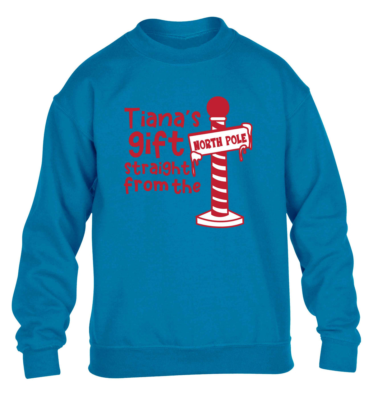 Merry Christmas children's blue sweater 12-13 Years