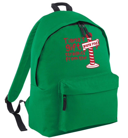 Merry Christmas green adults backpack