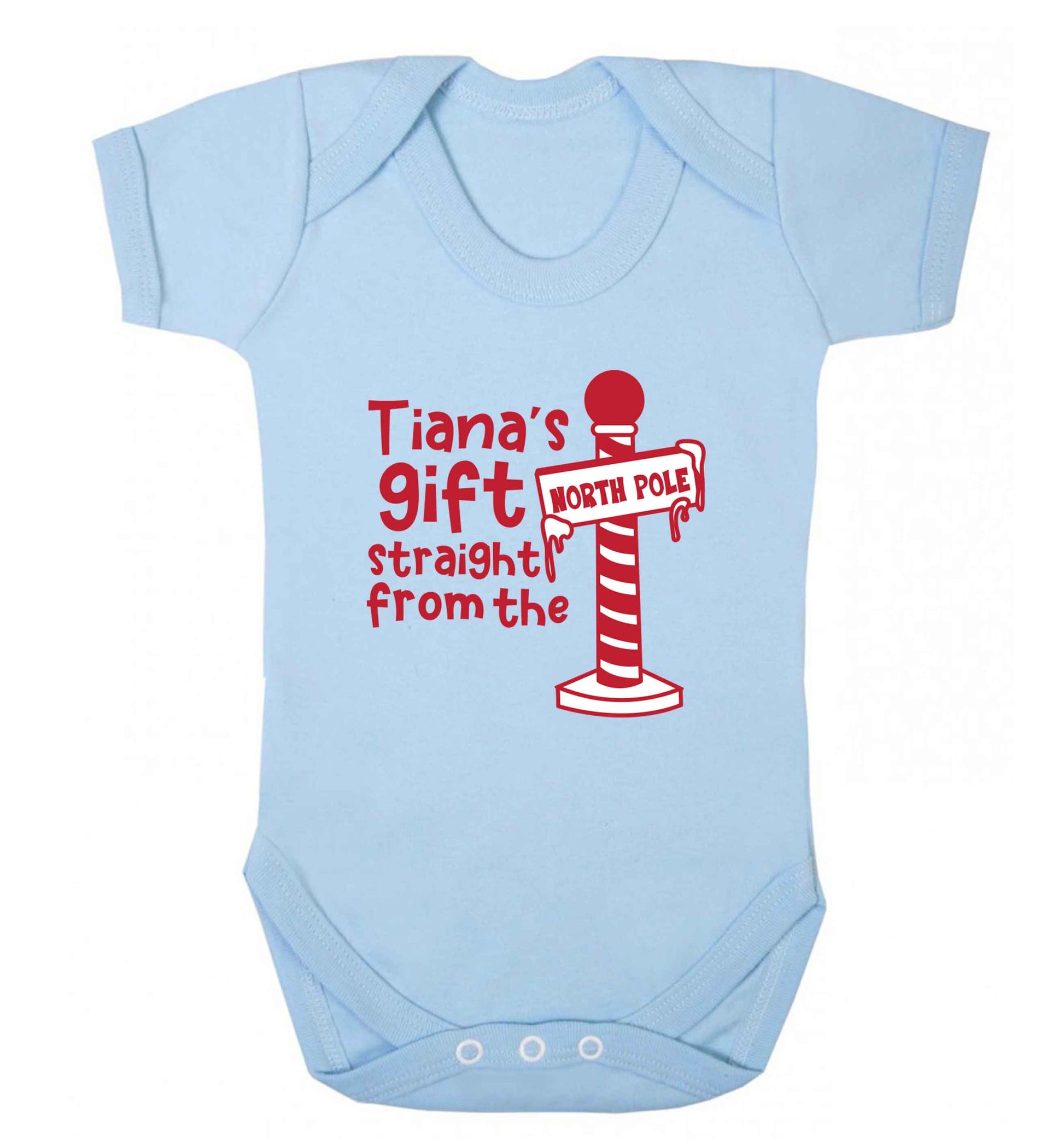 Merry Christmas baby vest pale blue 18-24 months