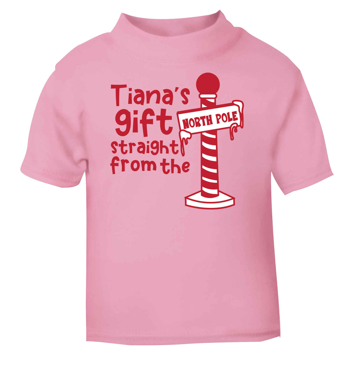 Merry Christmas light pink baby toddler Tshirt 2 Years