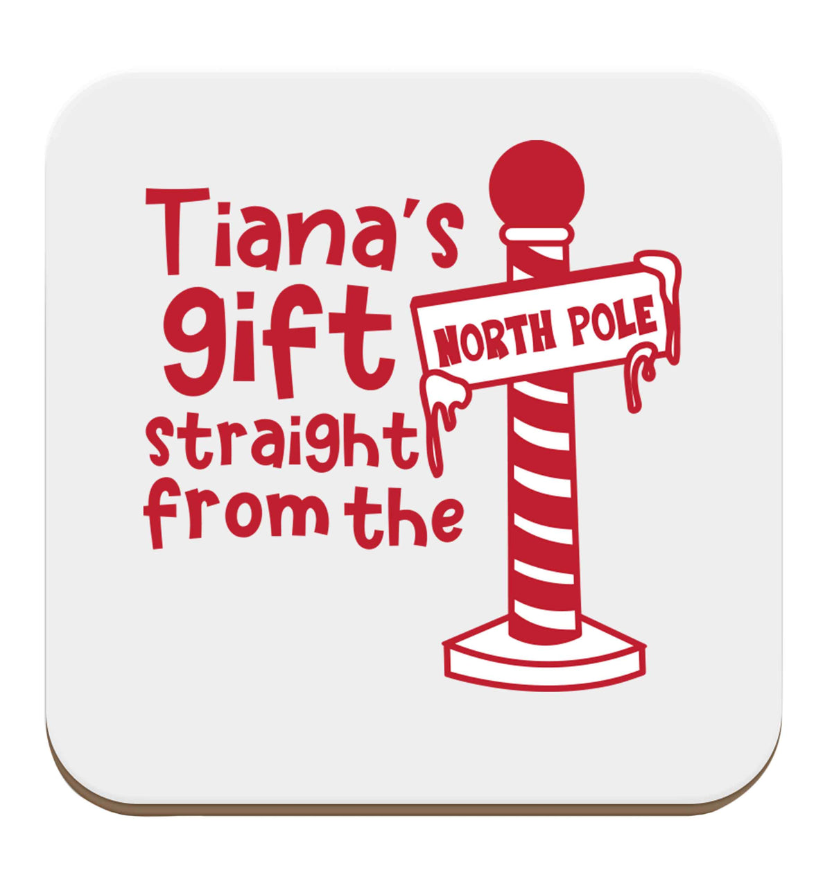 Merry Christmas set of four coasters