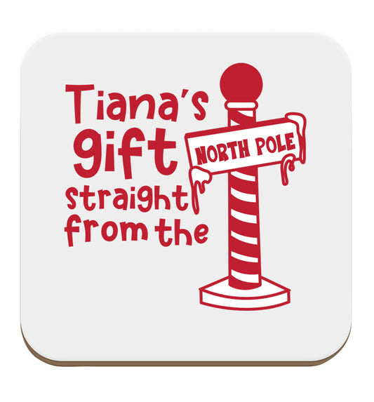 Merry Christmas set of four coasters
