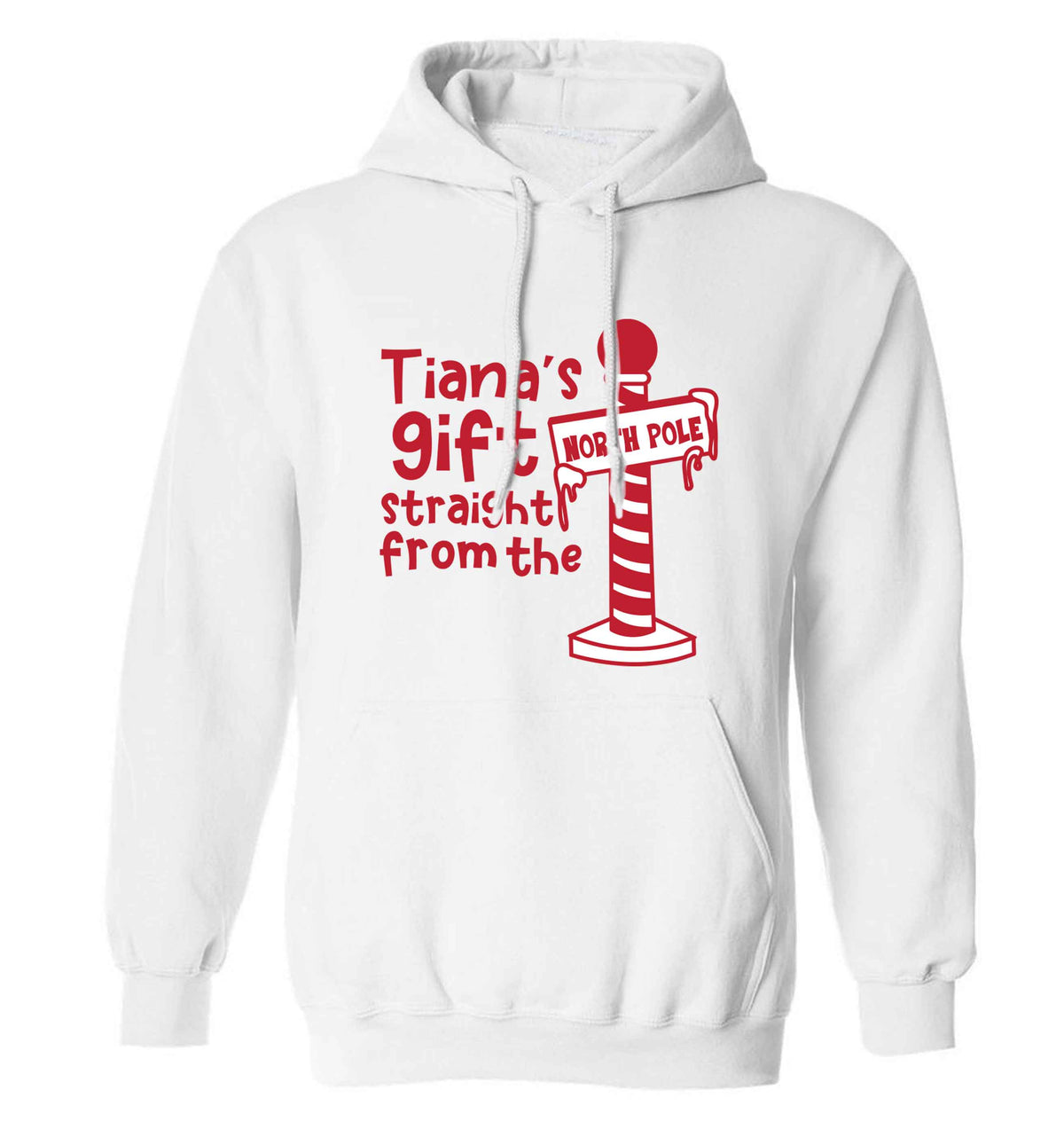 Merry Christmas adults unisex white hoodie 2XL