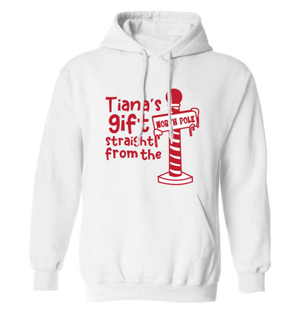Merry Christmas adults unisex white hoodie 2XL