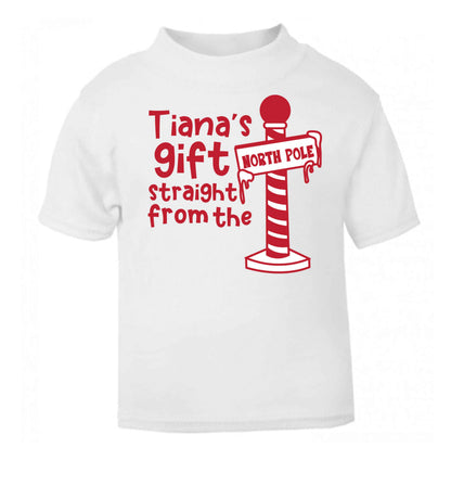 Merry Christmas white baby toddler Tshirt 2 Years
