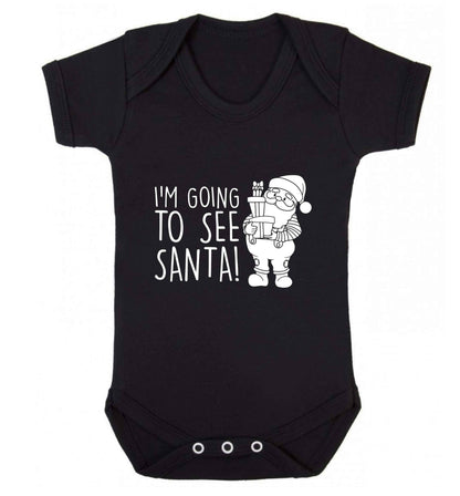 Merry Christmas baby vest black 18-24 months