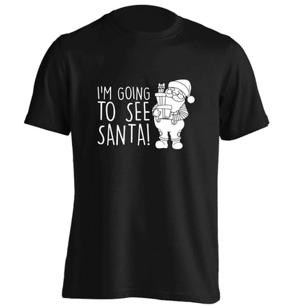 Merry Christmas adults unisex black Tshirt 2XL
