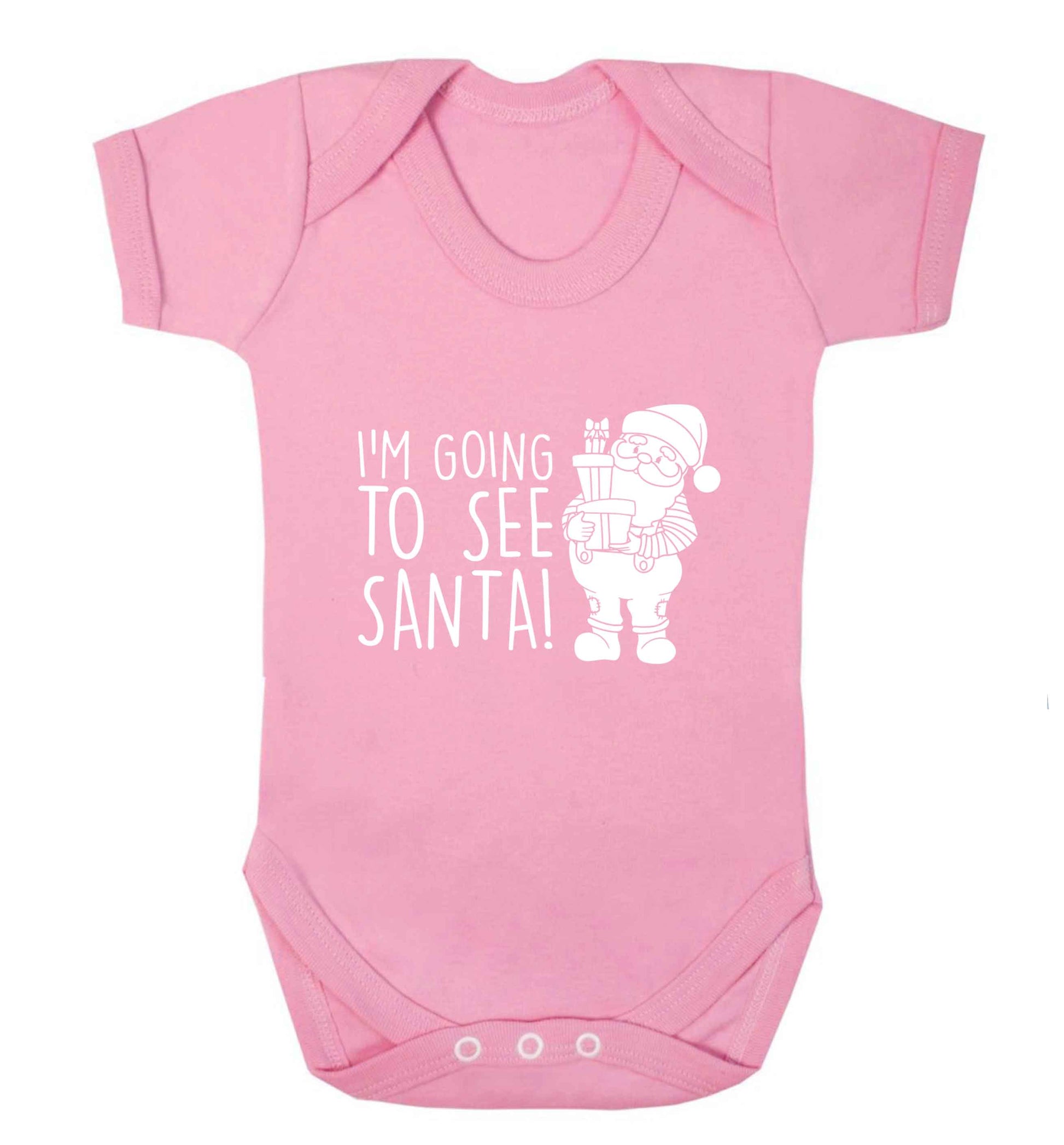 Merry Christmas baby vest pale pink 18-24 months