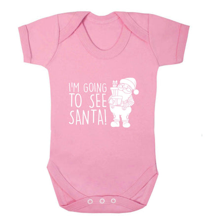 Merry Christmas baby vest pale pink 18-24 months